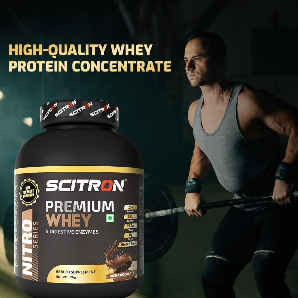 Scitron Nitro Series Premium Whey Rich Chocolate | Grocsy