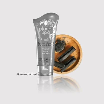 Avon Planet Spa Korean Charcoal Cleanse & Refine Peel-off Face Mask | Grocsy