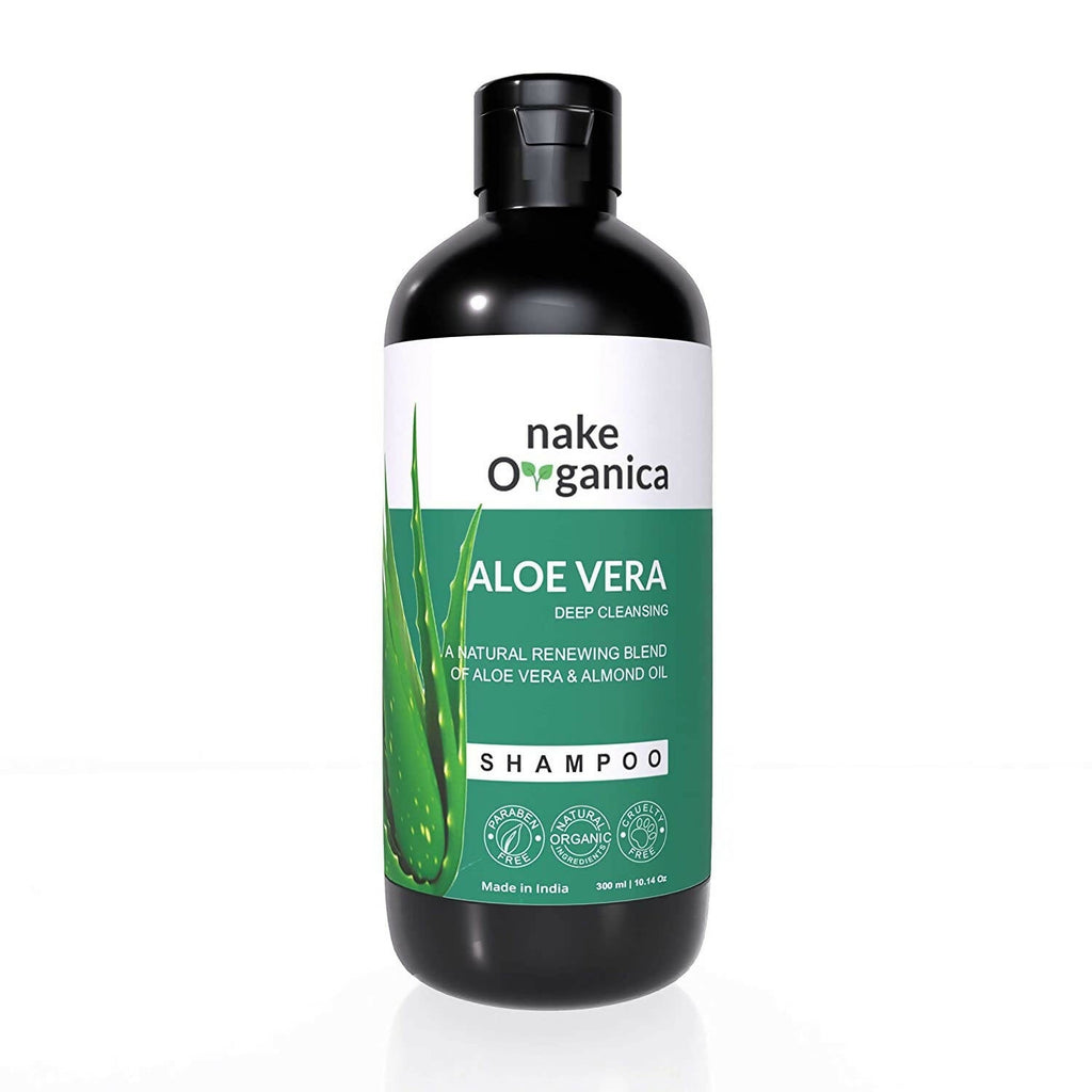 Nake Organica Aloe Vera Shampoo - Deep Cleansing | Grocsy