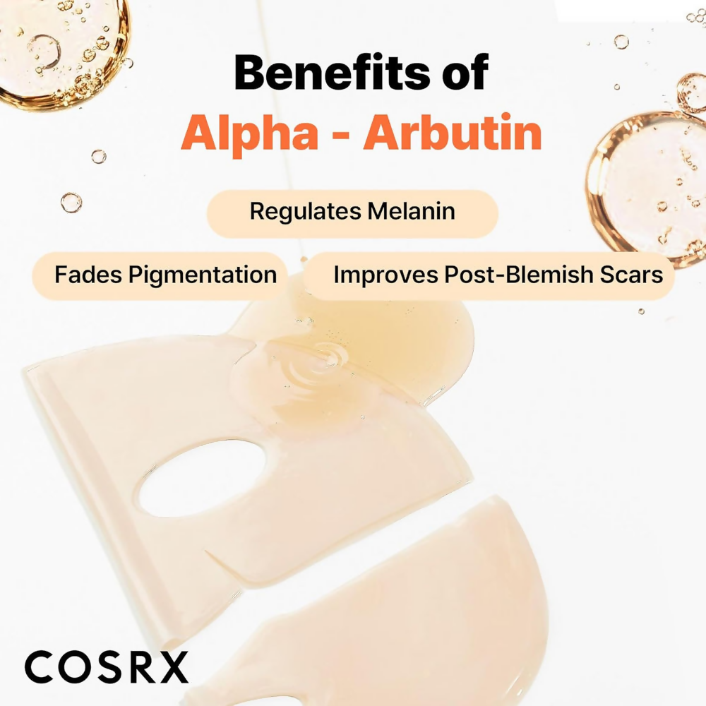 Cosrx The Alpha-Arbutin Discoloration Care Hydrogel Mask | Grocsy