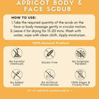 Organicos Apricot Face & Body Scrub | Grocsy