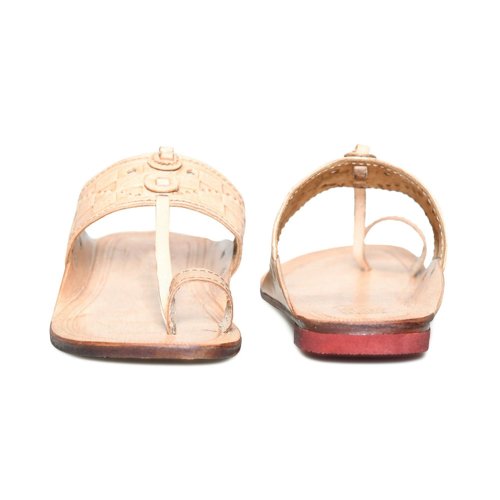 Stepsoft Men’S Leather Kolhapuri Chappals – Traditional Ethnic Footwear | Grocsy
