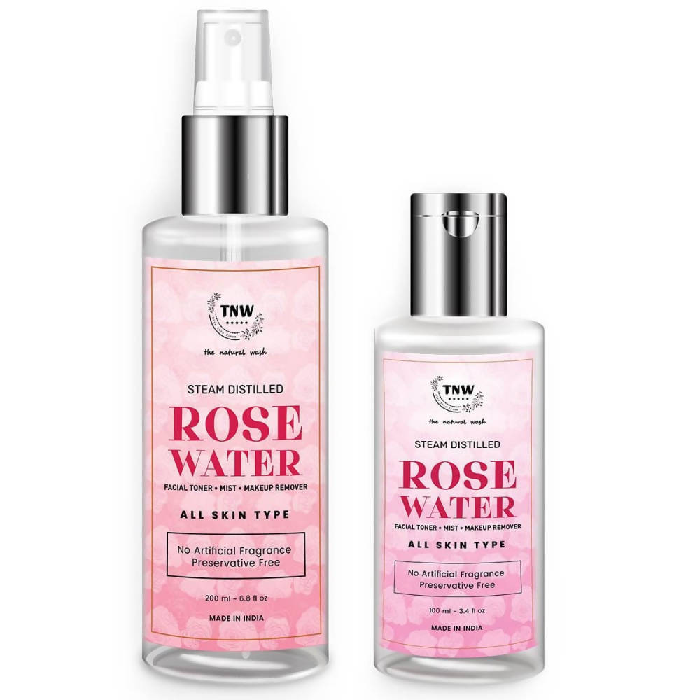 The Natural Wash Steam Distilled Rose Water | Grocsy