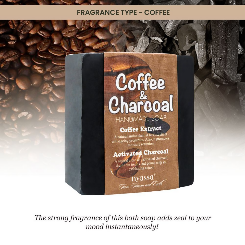 Nyassa Coffee And Charcoal Handmade Soap | Grocsy