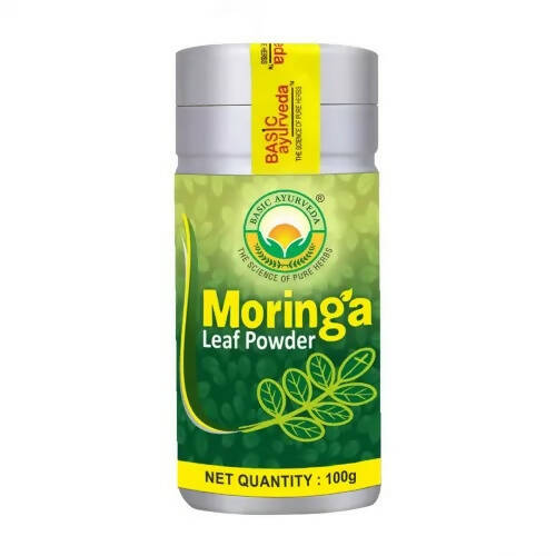 Basic Ayurveda Moringa Leaf Powder | Grocsy