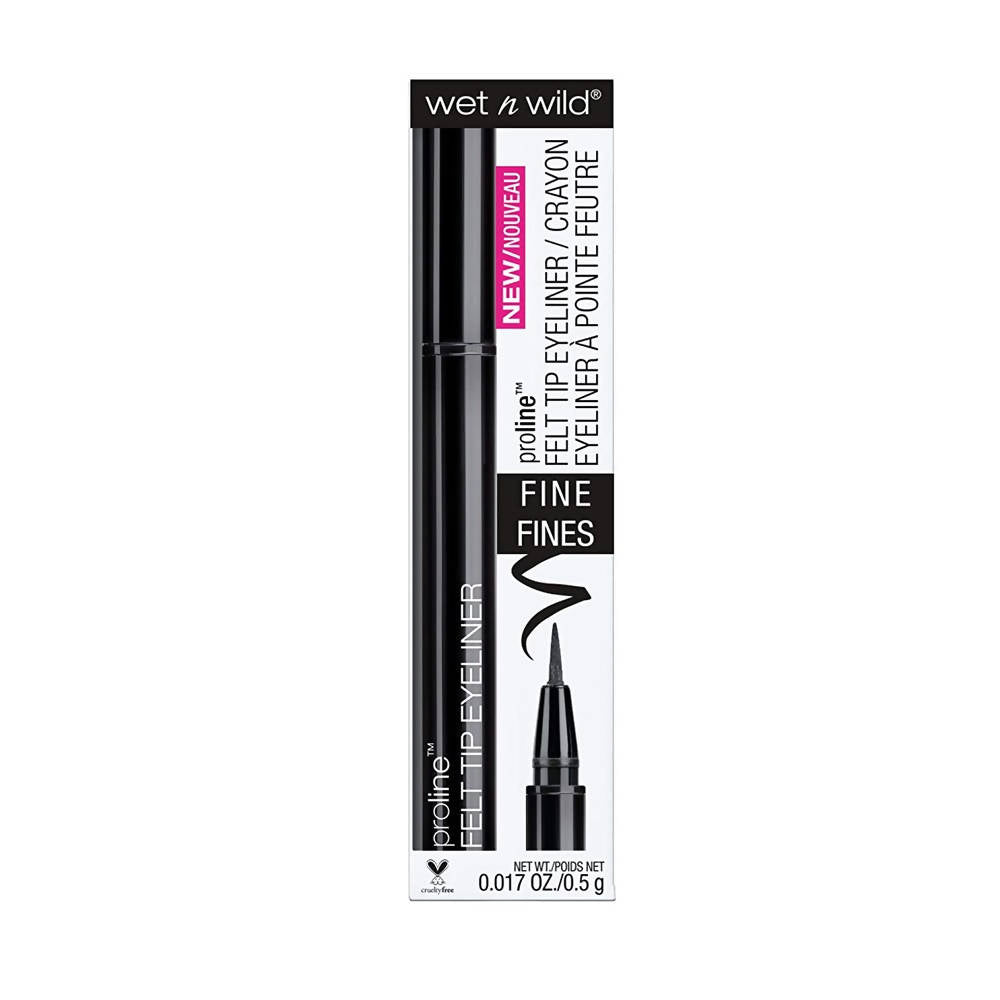 Wet n Wild ProLine Felt Tip Eyeliner - Black Noir | Grocsy