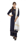 Mominos Fashion Moeza Slub Cotton Off White Dupatta | Grocsy