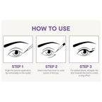 Gush Beauty Dual Ended Kajal & Felt-Tip Liner, Matte Finish Waterproof 2 in 1 - Black | Grocsy