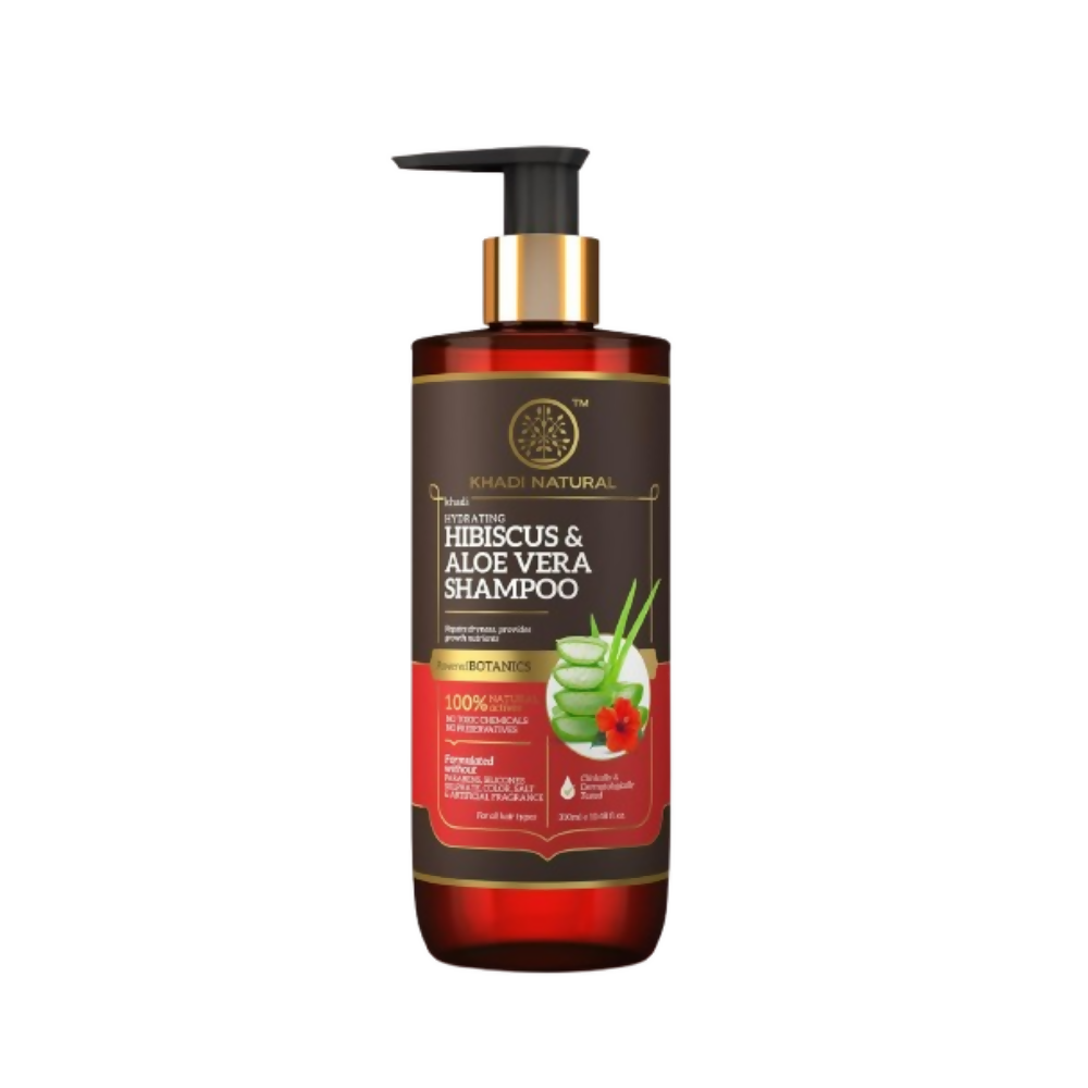 Khadi Natural Hibiscus & Aloevera Shampoo | Grocsy
