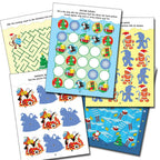 Dreamland Publications Christmas Activity Book for Kids – Fun Puzzles, Coloring, Mazes & More | Ages 4–8 | Grocsy