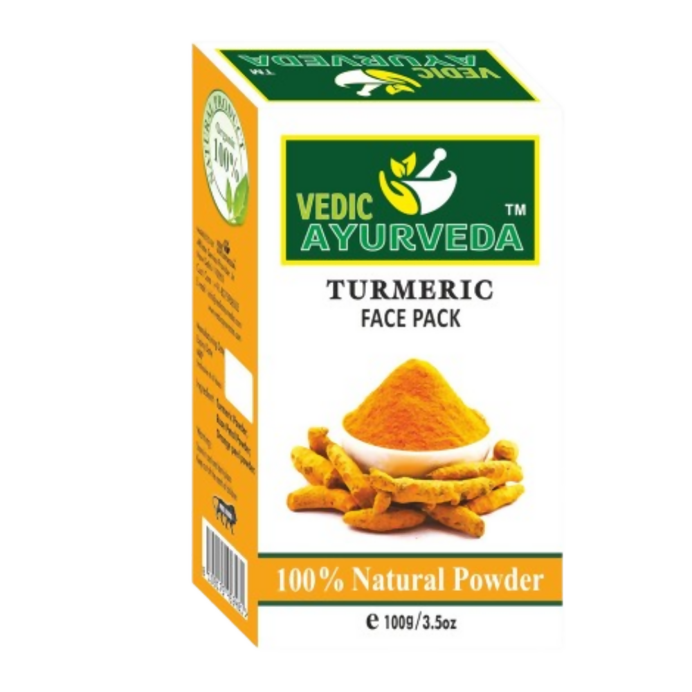 VedicAyurveda Turmeric Face Pack Powder | Grocsy