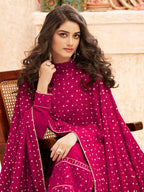 Myra Rani Emboidered Georgette Pant Style Suit | Grocsy