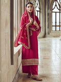 Myra Rani Premium Silk Embroidered Pant Style Suit | Grocsy