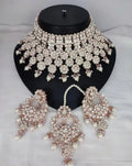 Jewel City Luxurious Silver-Plated Bridal Jewelry Set with White Accents | Grocsy