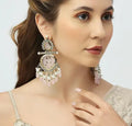 Jewel City Luxurious Rose Quartz Chandelier Earrings - Vintage-Inspired Statement Jewelry | Grocsy
