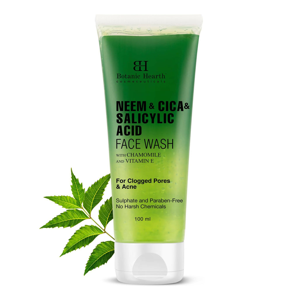 Botanic Hearth Neem, Cica & Salicylic Acid Cleanser Face Wash | Grocsy