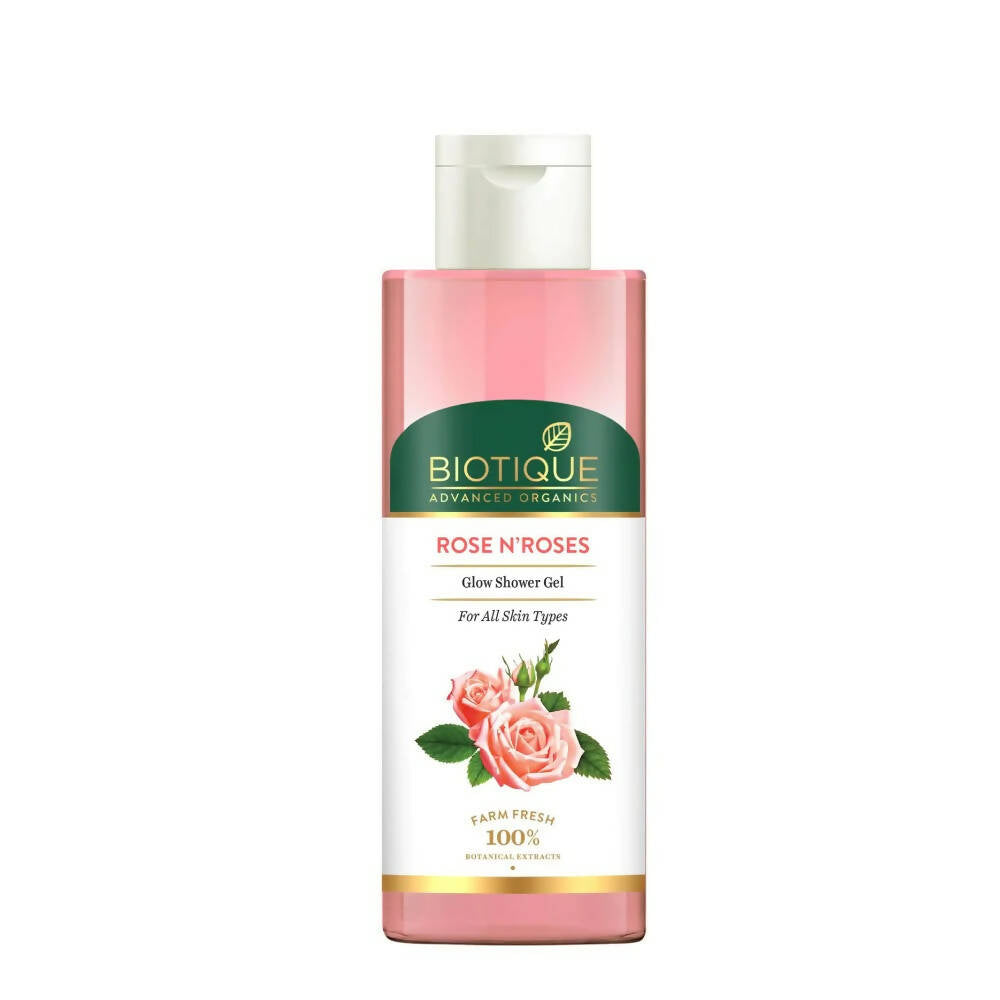 Biotique Rose n'Roses Glow Shower Gel | Grocsy