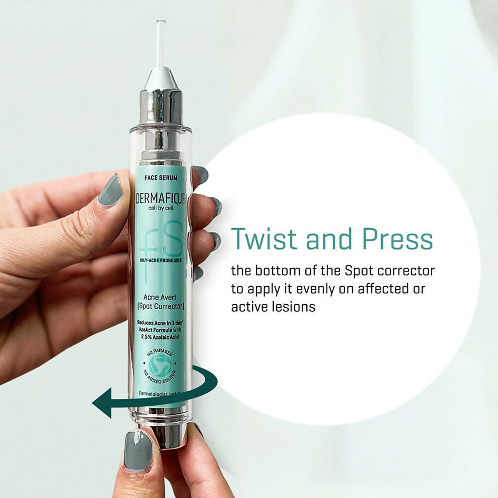 Dermafique Acne Avert Spot Corrector Face Serum | Grocsy