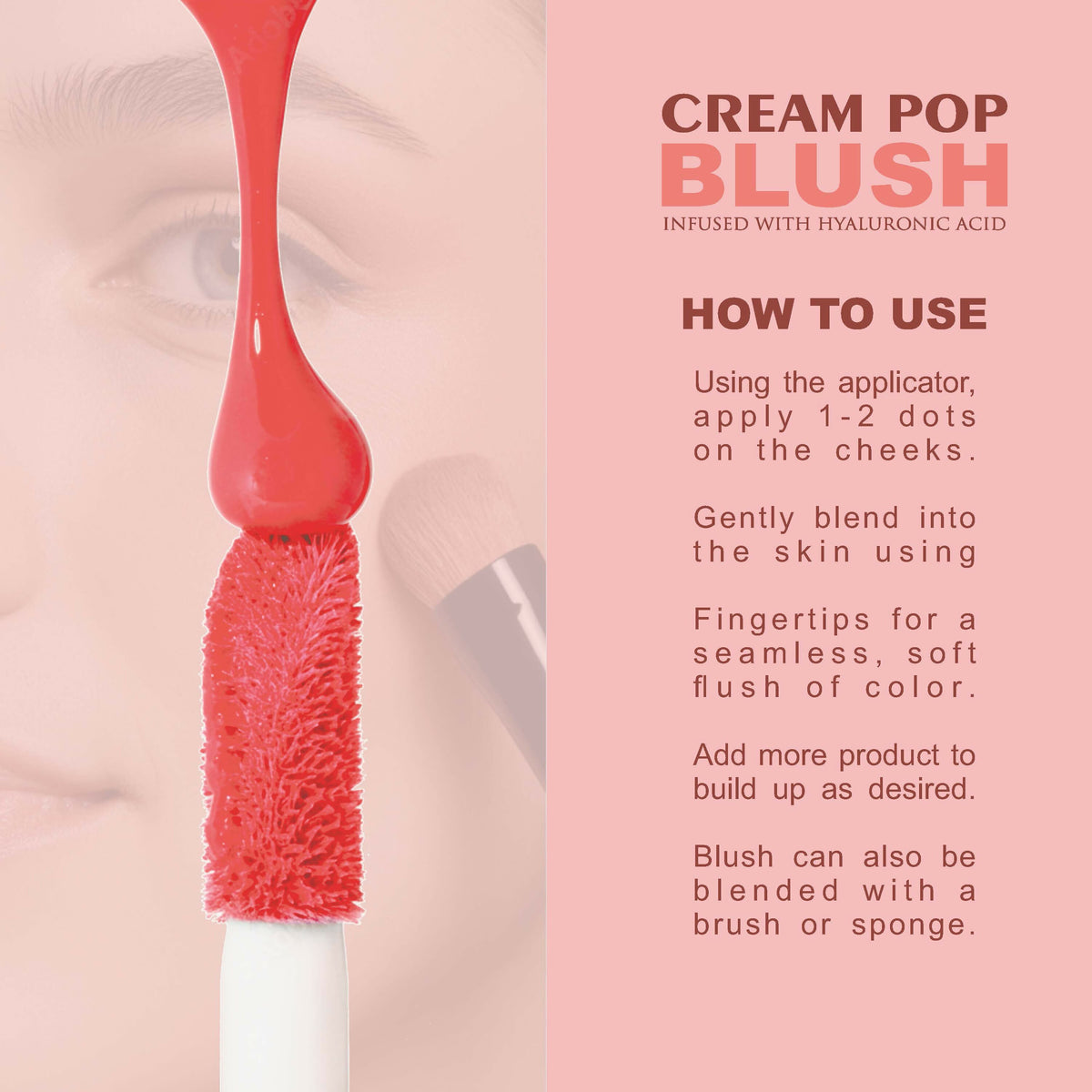 Love Earth Cream Pop Blush - Zinnia | Grocsy