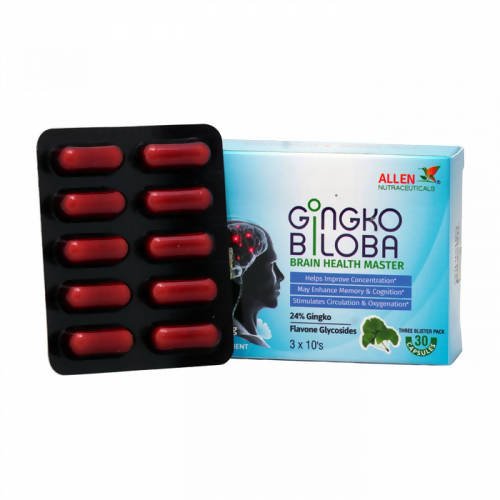 Allen Homeopathy Gingko Biloba Capsules | Grocsy
