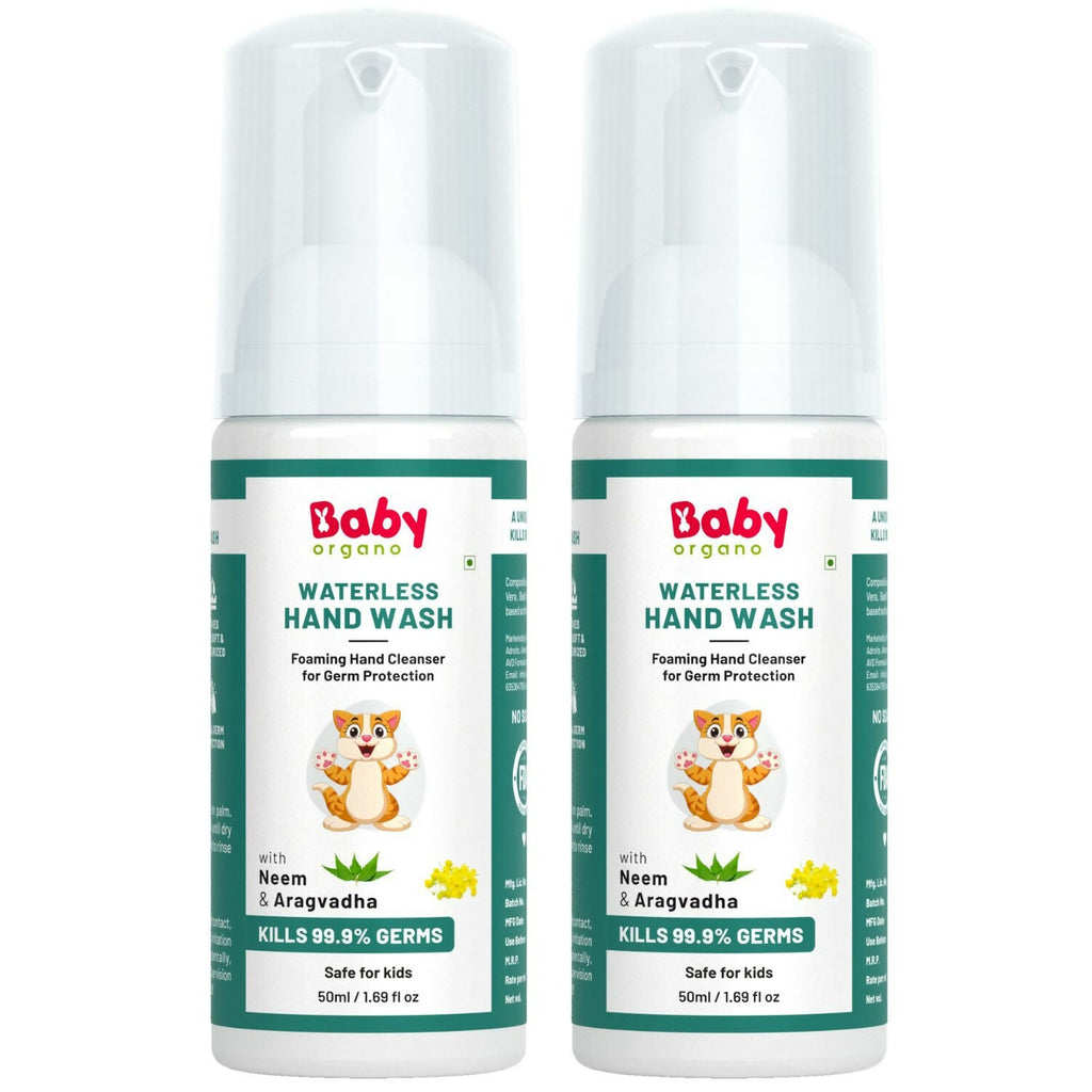 Babyorgano Non Alcoholic Foam Based Waterless Hand Wash for Kids | Grocsy