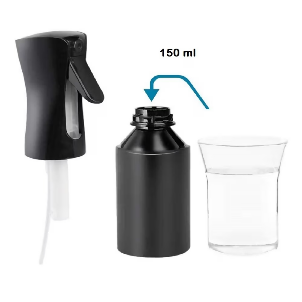 Bronson Professional Hair Spray Bottle Refillable Continuous Ultra Fine Water Mist | Grocsy