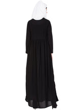 Bashariya Simple Abaya With Gather On Waistline | Grocsy