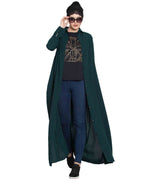 Bashariya Front Open Abaya In Firdaus Fabric With Fabric Belt and Side Pockets | Grocsy