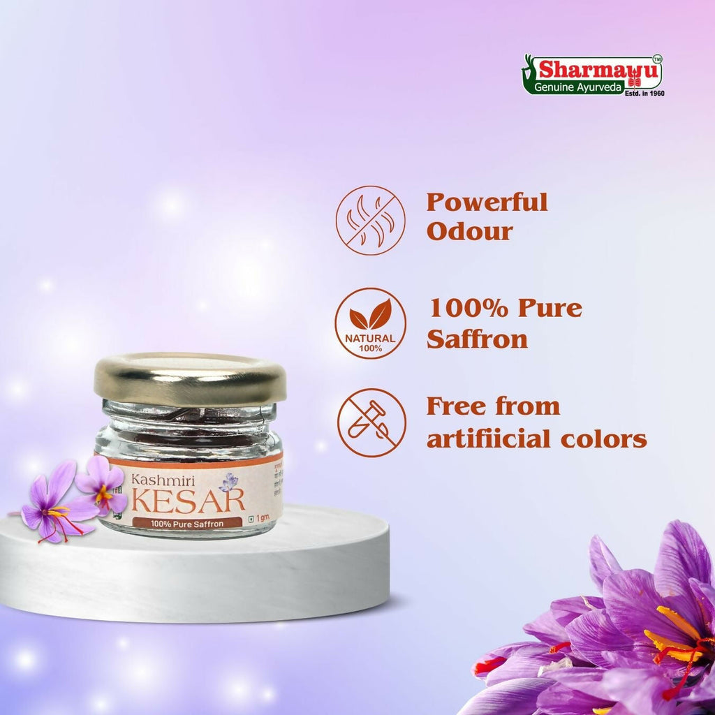 Sharmayu Ayurveda Kashmiri Kesar | Grocsy