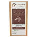 Satjeevan Organic Dark Chocolate Bar 72% Cacao | Grocsy
