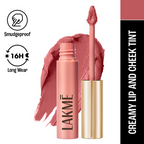 Lakme Double Duty Lip & Cheek Mousse Matte Lipstick - Nude Cushion | Grocsy