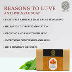 Buddha Natural Anti Wrinkle Soap - Anti Ageing to Reduce Wrinkles, Fine Lines | Grocsy