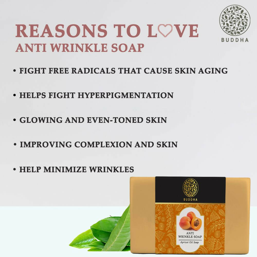Buddha Natural Anti Wrinkle Soap - Anti Ageing to Reduce Wrinkles, Fine Lines | Grocsy