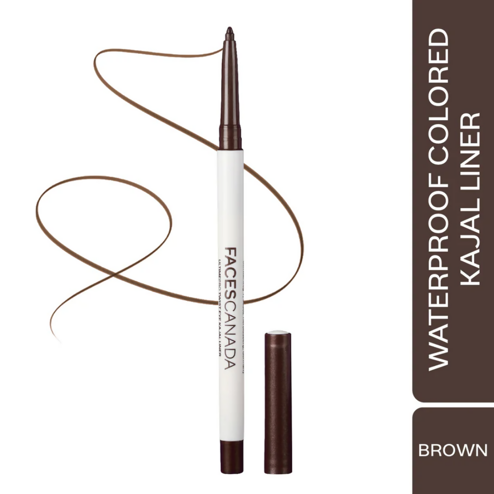 Faces Canada Ultime Pro Twist Eye Kajal Liner - Brown 02 | Grocsy