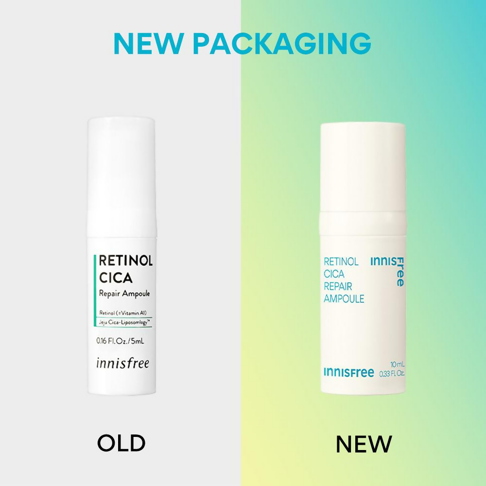 Innisfree 0.15% Retinol Cica Ampoule Daily Care For Pores, Dead Skin, Anti-Aging - Beginner-Friendly | Grocsy
