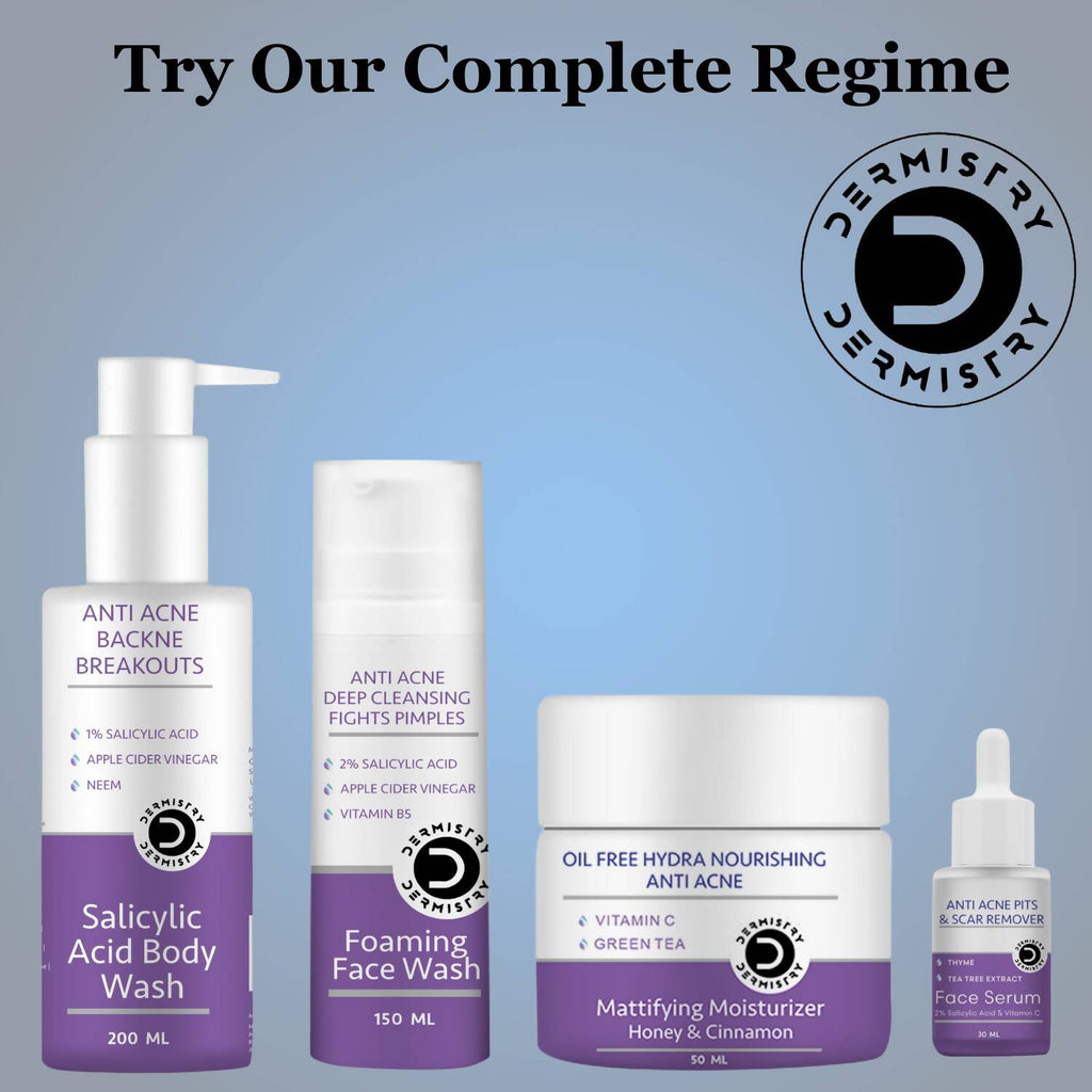 Dermistry Salicylic Acid Body Wash & Face Serum | Grocsy