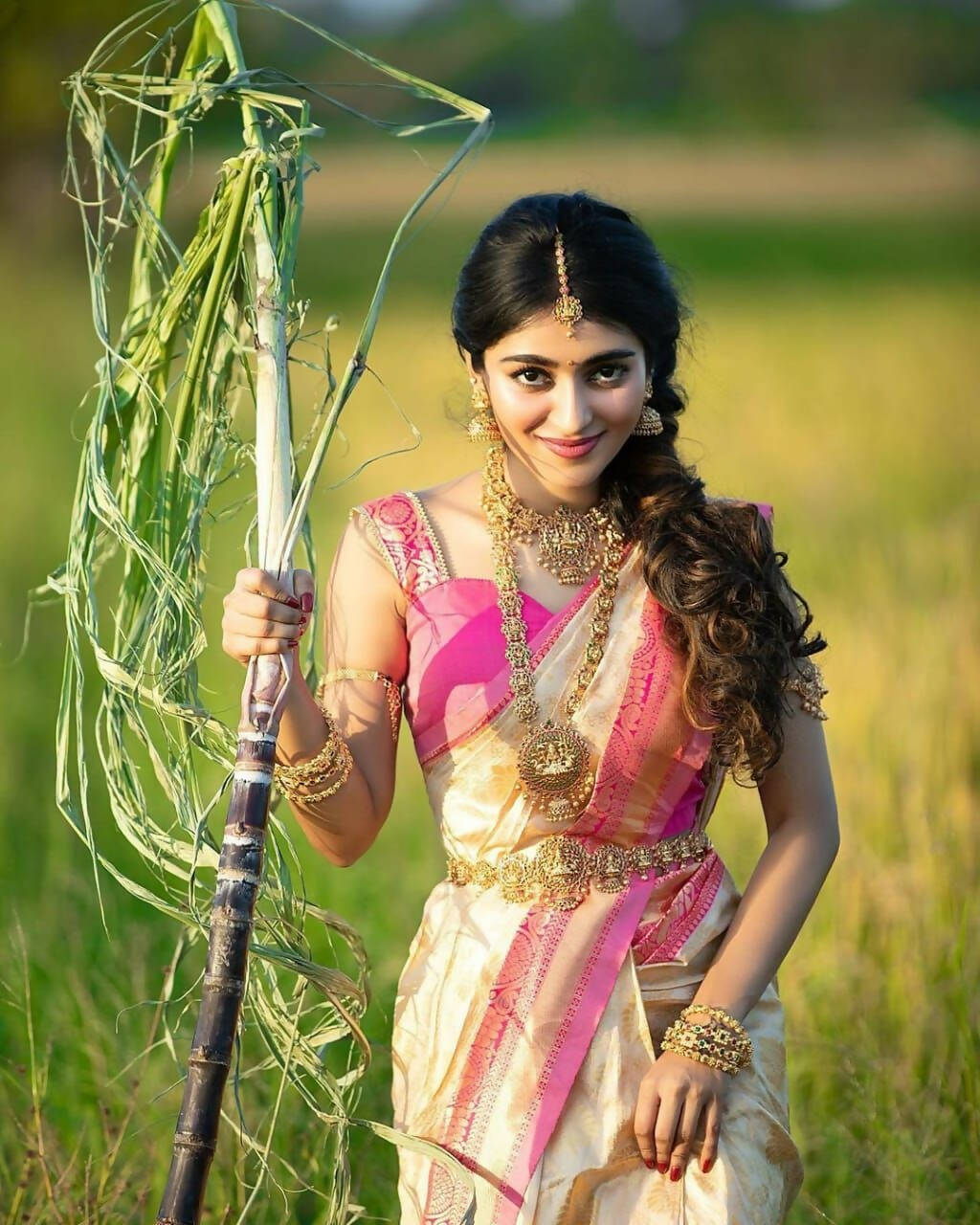DEIANA'S Beautiful Designer Golden zari Soft Lichi Silk Saree - White | Grocsy