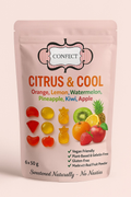 Confect Citrus & Cool Gummies | Pack of Orange, Lemon, Watermelon, Pineapple, Kiwi, Apple Gummies | | Grocsy