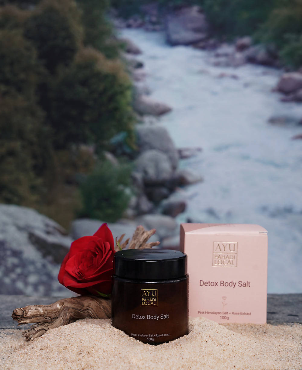 Ayu x Pahadi Local Detox Body Salt | Grocsy