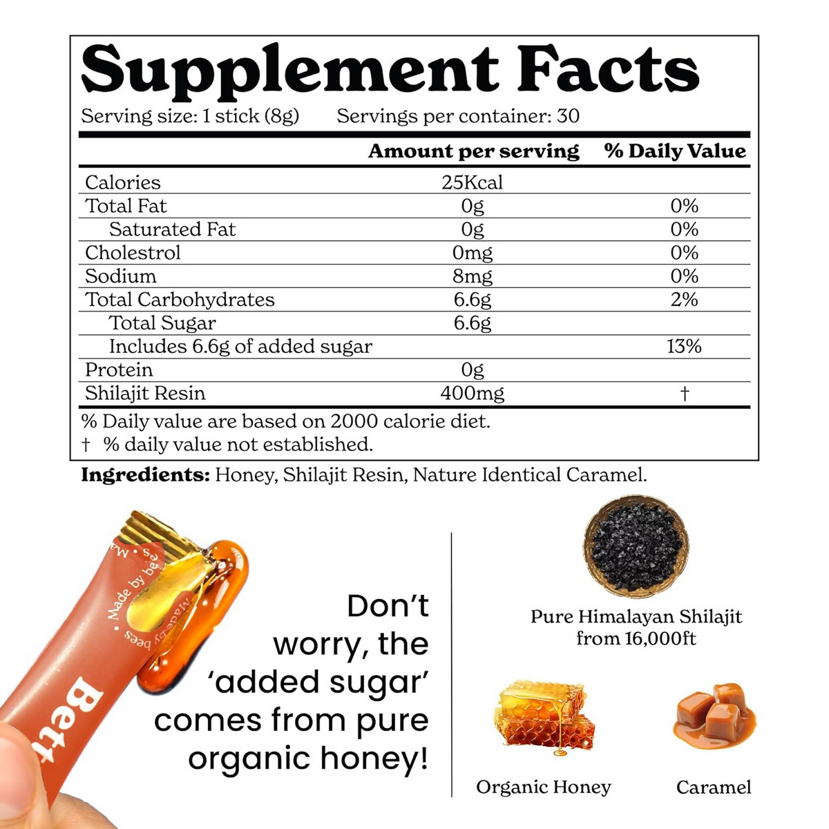 Better Alt Pure Himalayan Sj Honey Sticks | Grocsy