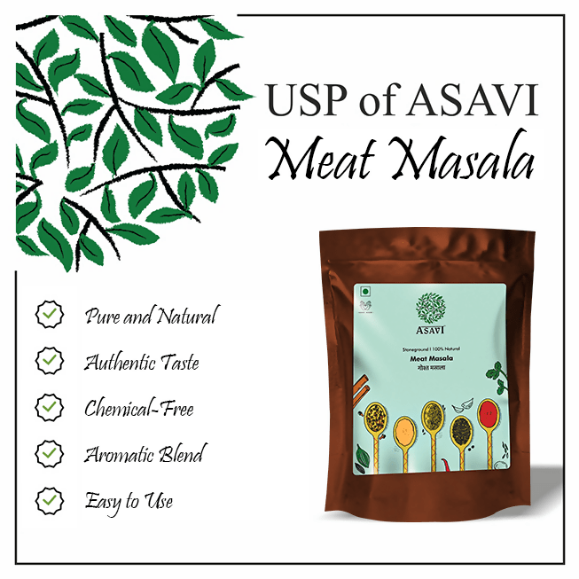 Asavi Stone Grounded Meat Masala | Grocsy