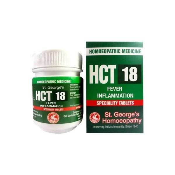 St. George's Homeopathy HCT 18 Tablets | Grocsy