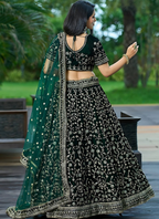 Lehenga Mart Designer Wedding Lehenga Choli For Women - Green | Grocsy