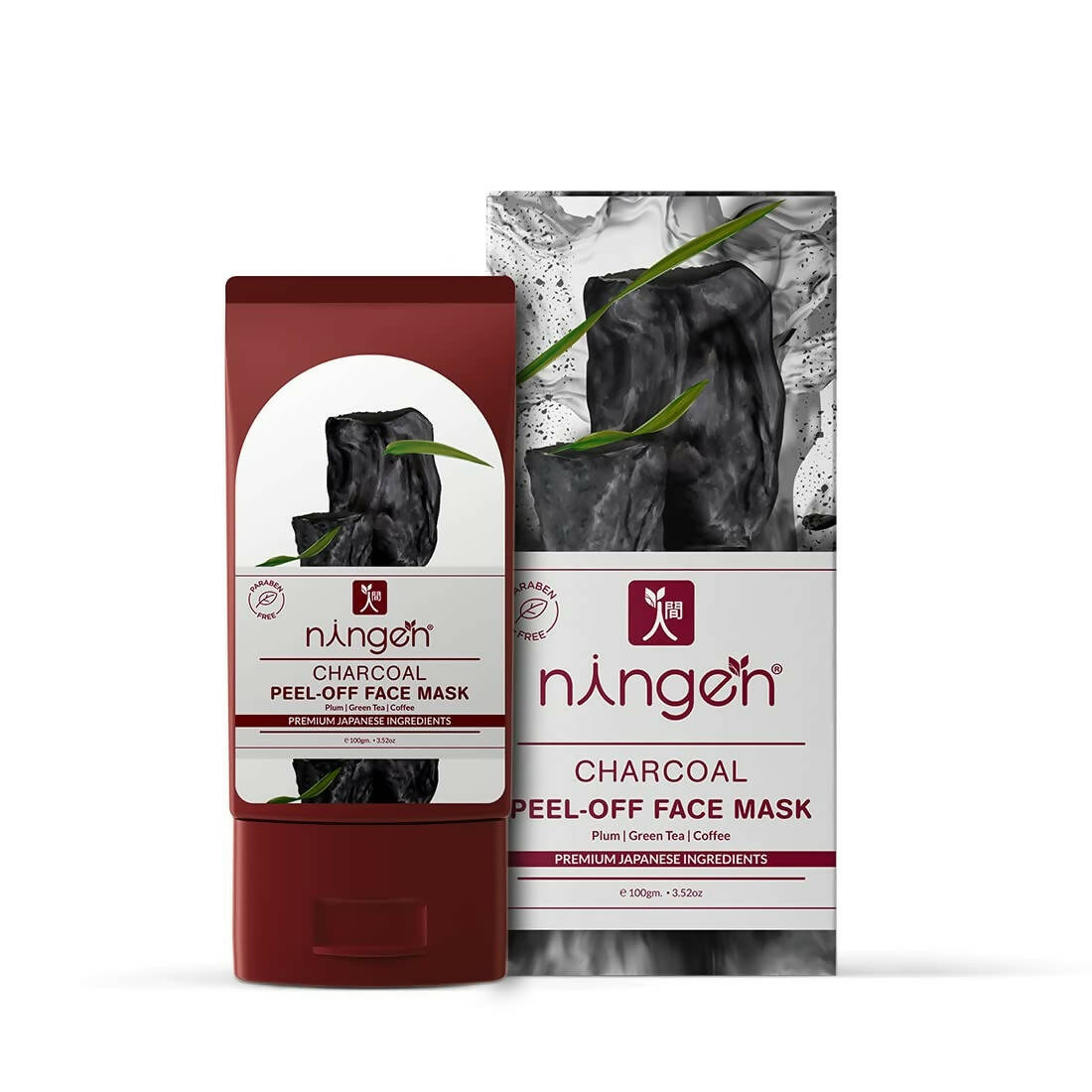 Ningen Charcoal Peel-Off Face Mask | Grocsy