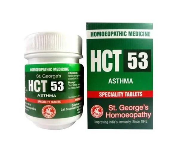 St. George's Homeopathy HCT 53 Tablets | Grocsy