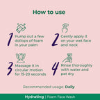 Palmolive Hydrating Foam Face Wash | Grocsy