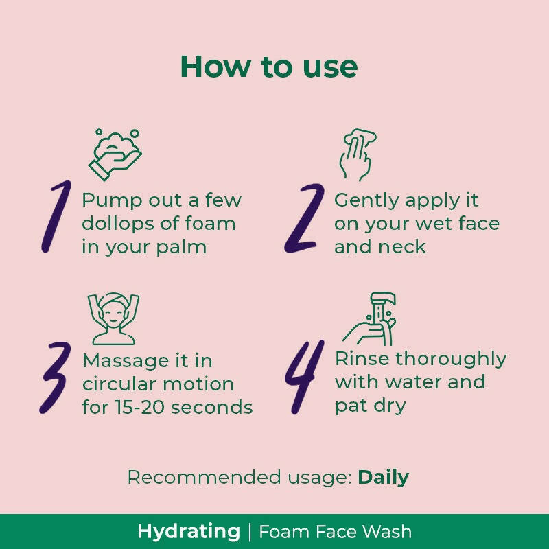 Palmolive Hydrating Foam Face Wash | Grocsy