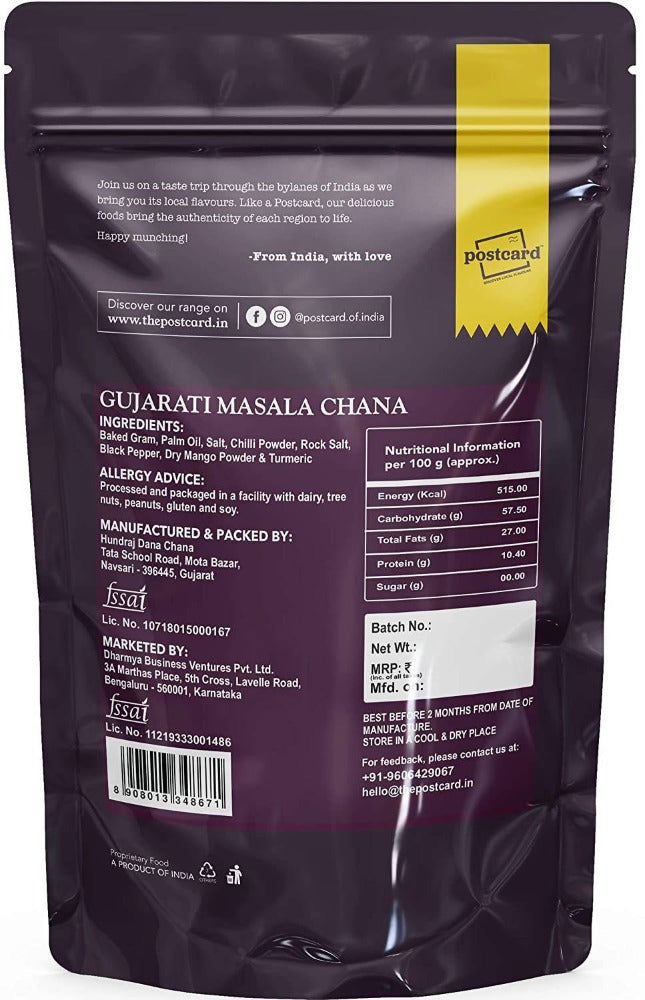 Postcard Gujarati Masala Chana | Grocsy