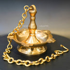 Brass Hanging Kerala Diya | Grocsy