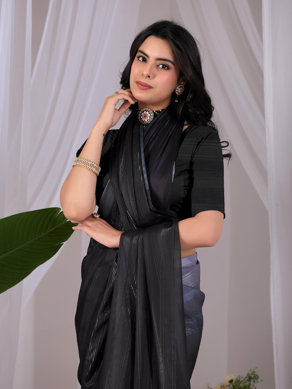 Aastha Fashion Multi Monsoon Printed Saree | Grocsy